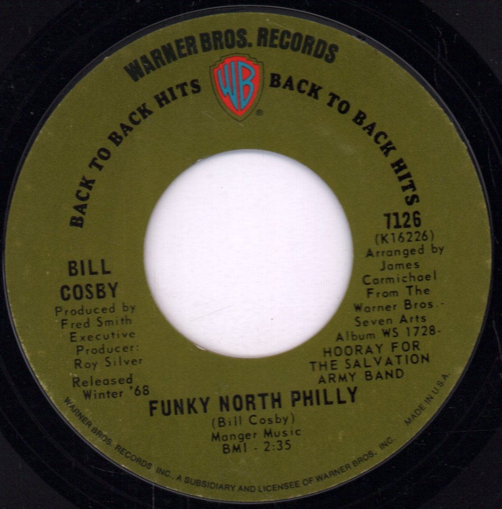 Bill Cosby - Funky North Philly / Little Ole Man (Uptight - Everything's Alright) - 7 Inch