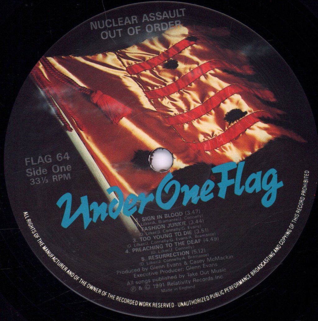 Nuclear Assault - Out Of Order - Lp