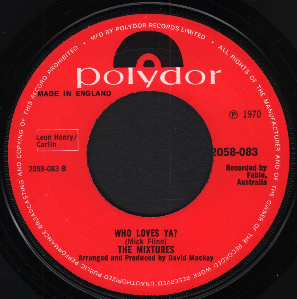 Mixtures - Pushbike Song - 7 Inch