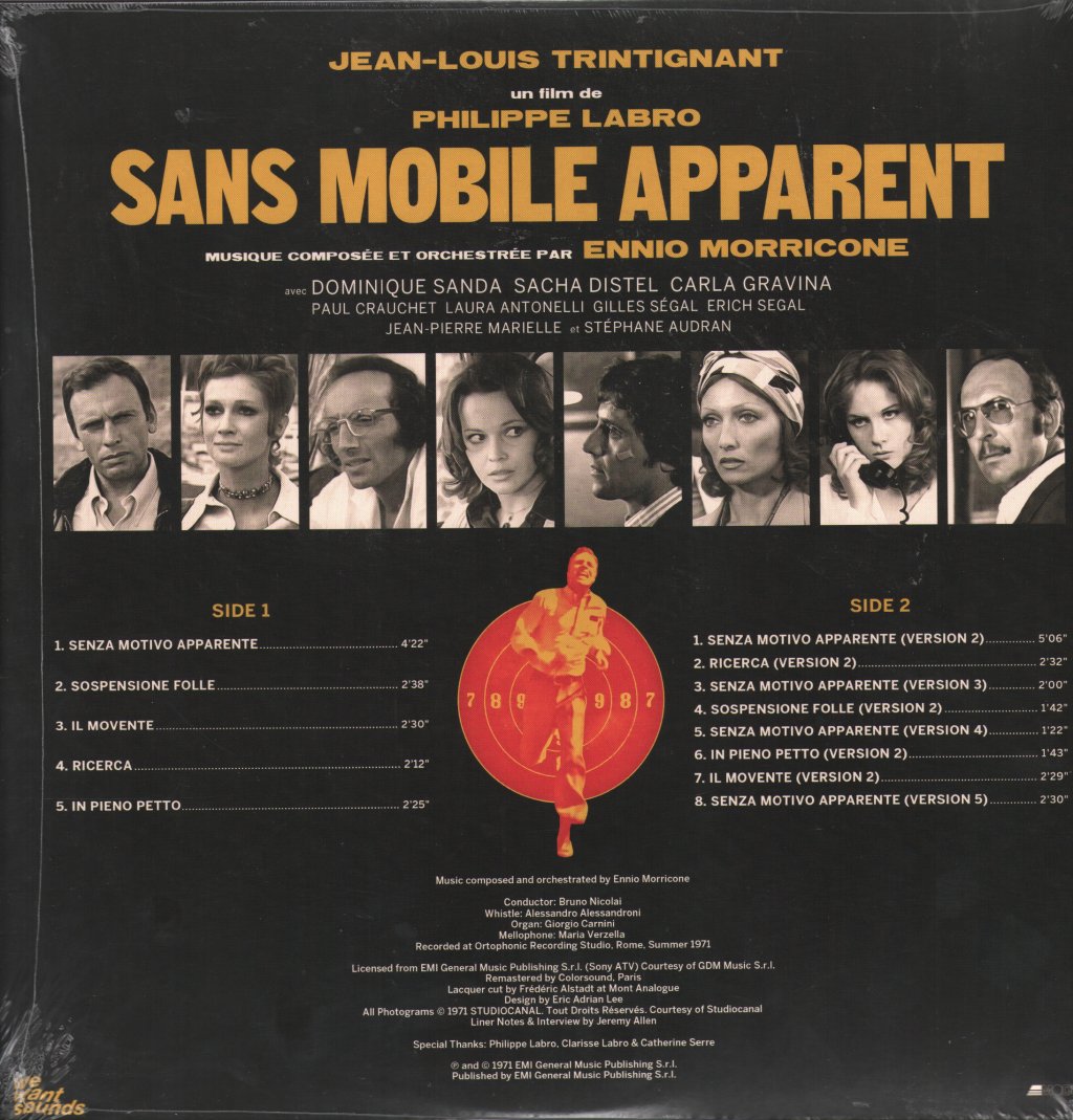 Ennio Morricone - Sans Mobile Apparent - Lp