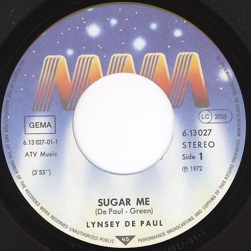 Lynsey De Paul - Sugar Me - 7 Inch – Vinyl Tap