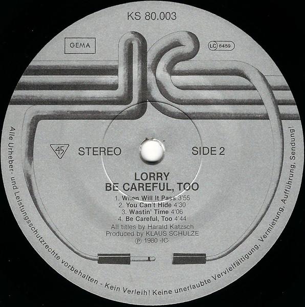 Lorry - Be Careful, Too - Lp
