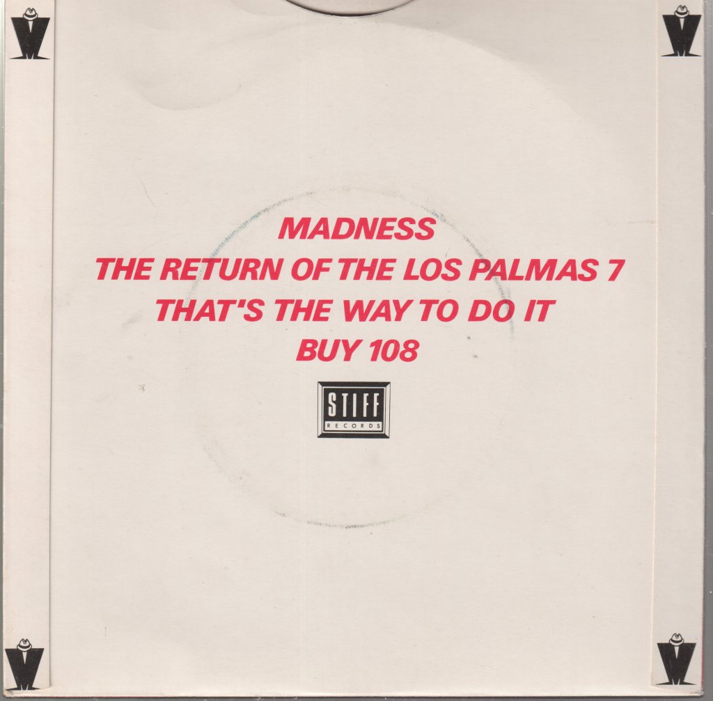 Madness - Return Of The Los Palmas 7 - 7 Inch