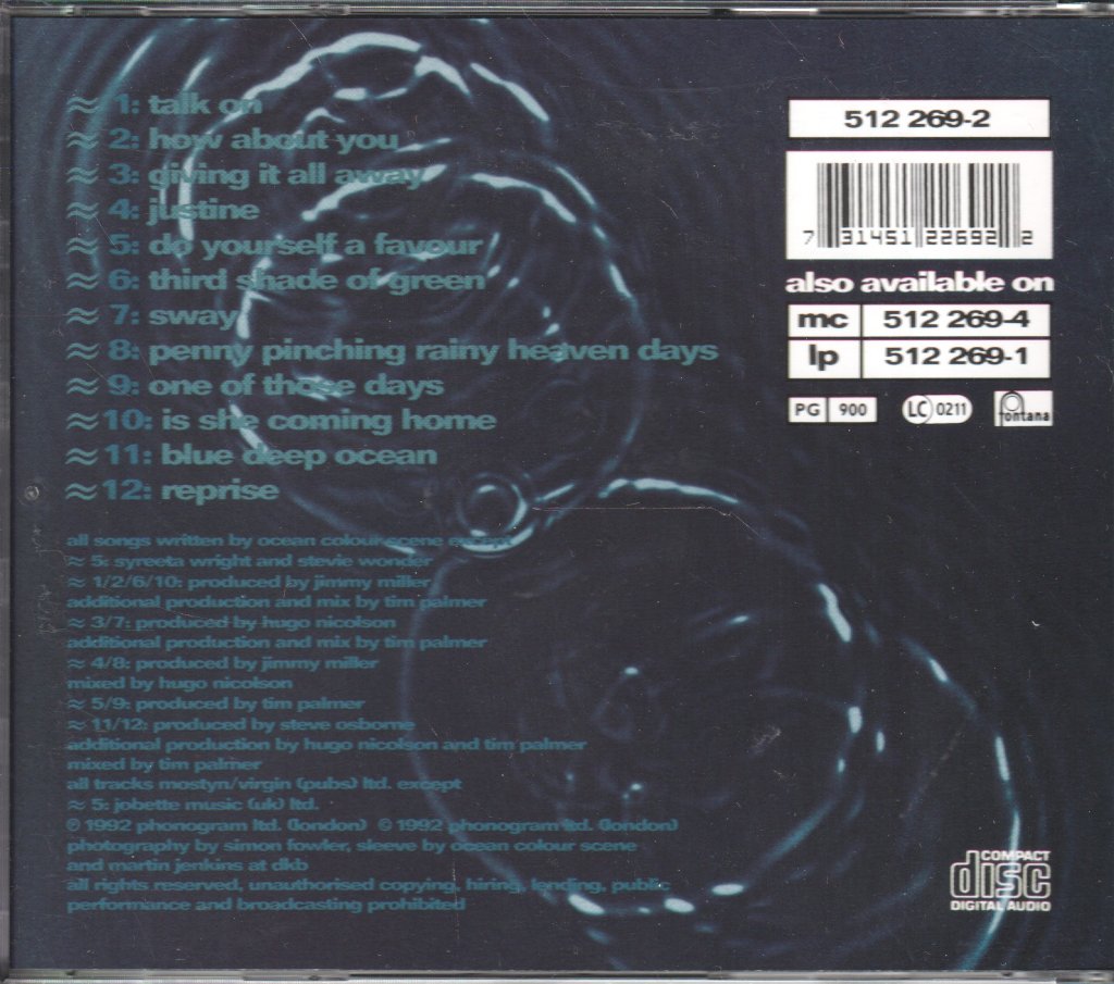 Ocean Colour Scene - Ocean Colour Scene - Cd