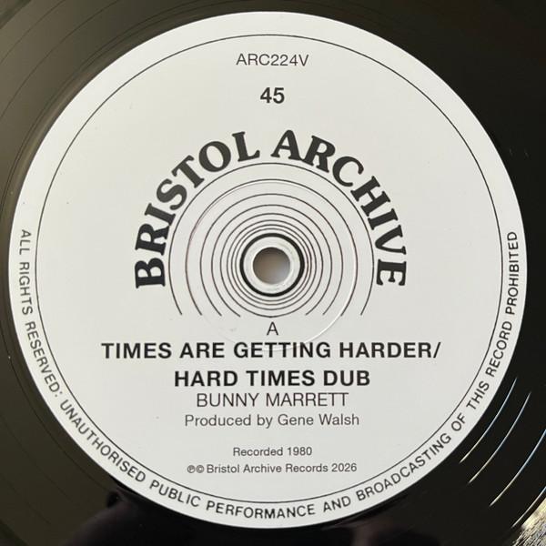 Bunny Marrett - Times Are Getting Harder / Running Dub - 12 Inch
