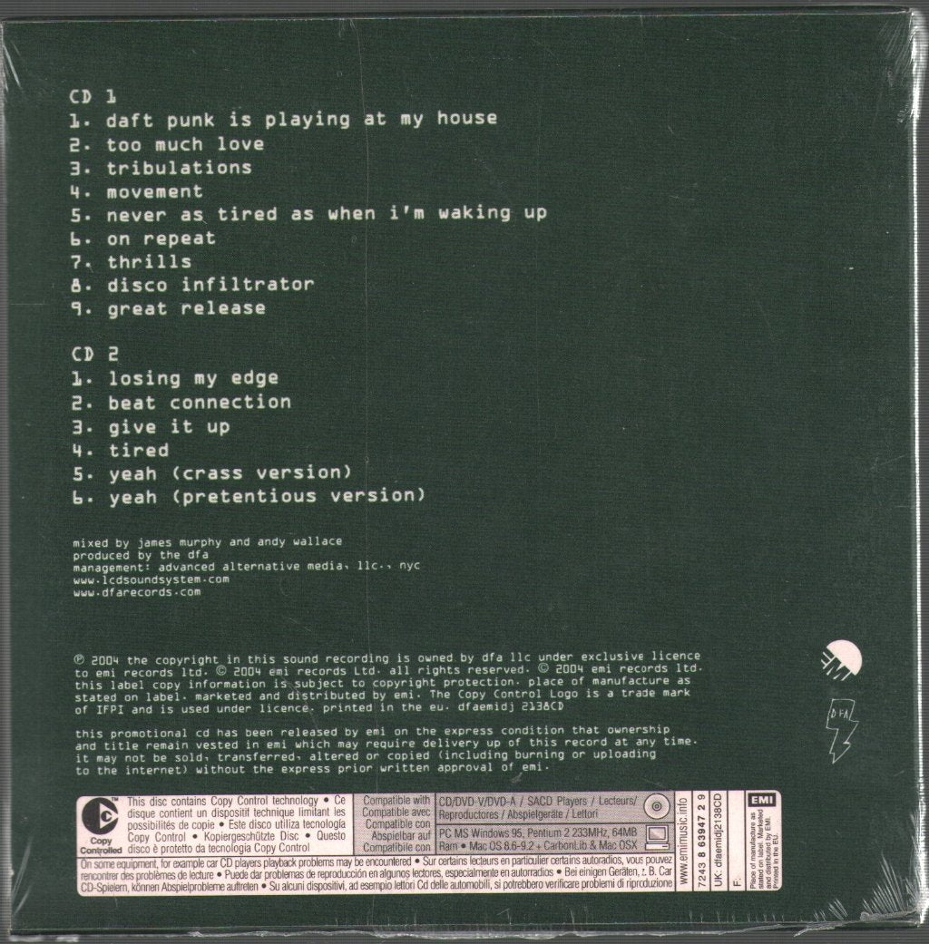 LCD Soundsystem - LCD Soundsystem - Double Cd