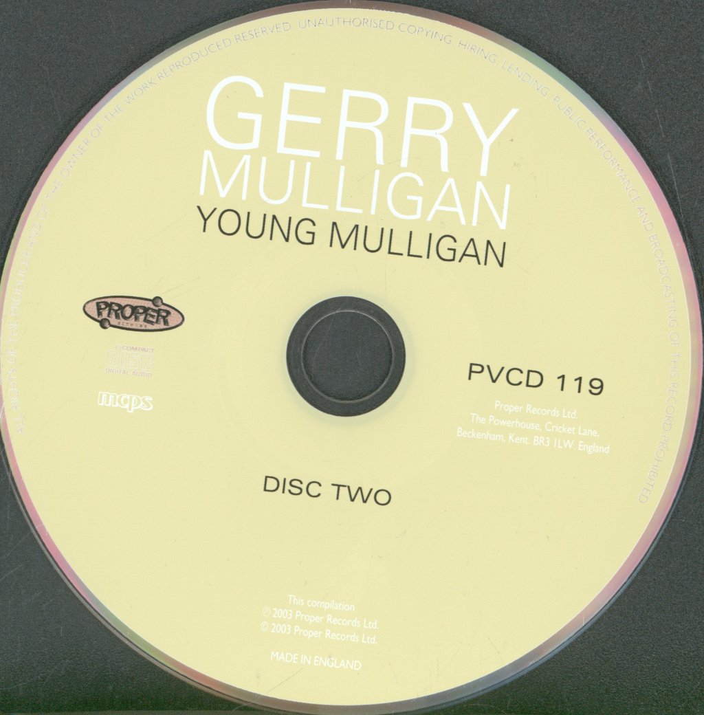 Gerry Mulligan - Young Mulligan - Double Cd
