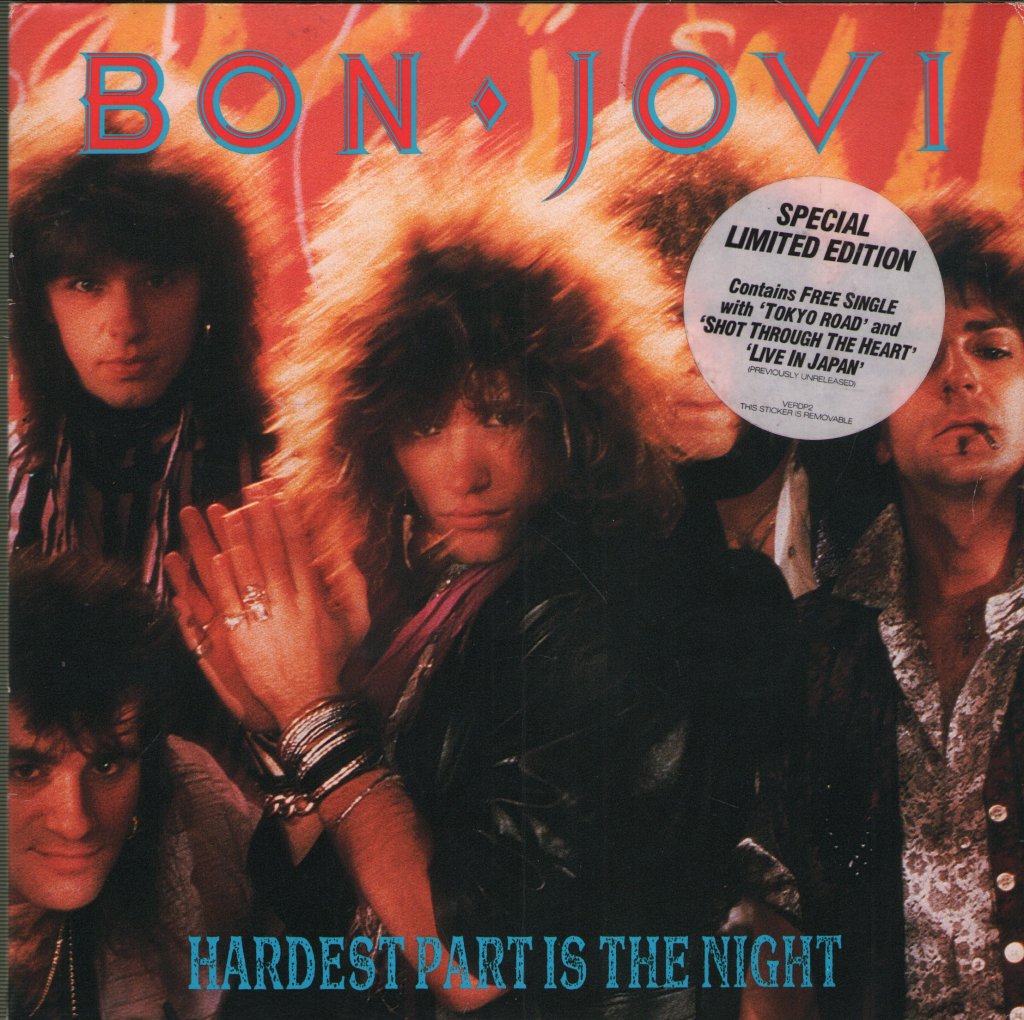 Bon Jovi - Hardest Part Is The Night - Double 7 Inch