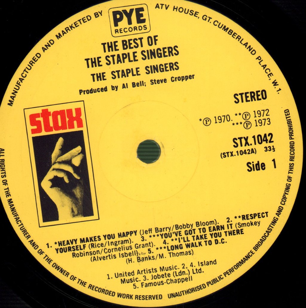 Staple Singers - Best Of - Lp