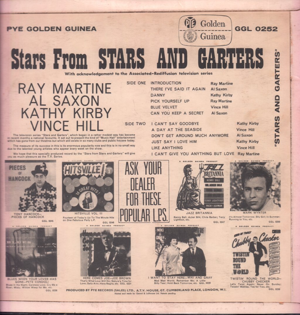 Various Artists - Stars And Garters - Lp