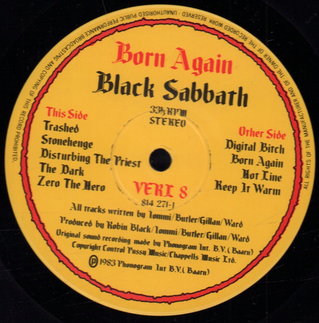 Black Sabbath - Born Again - Lp