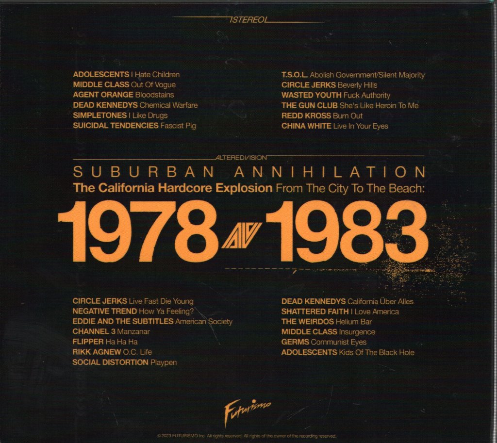 Various Artists - Suburban Annihilation - Cd