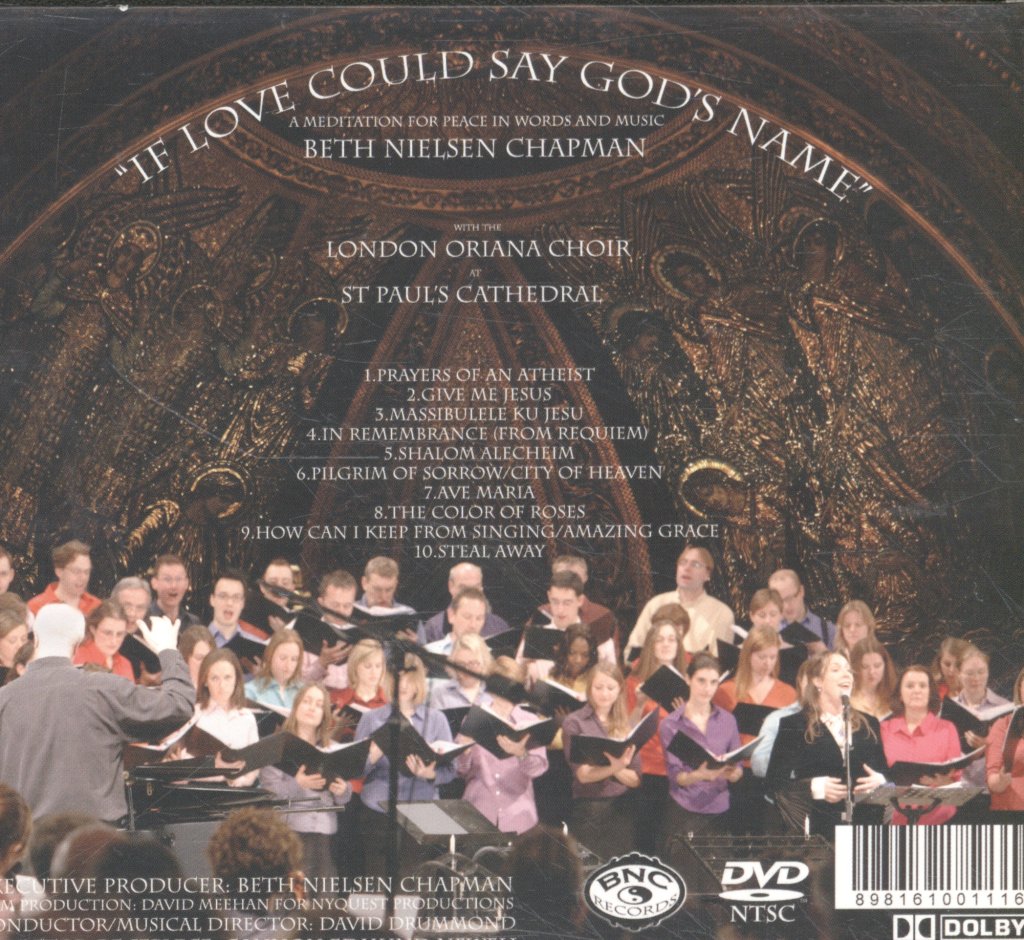 Beth Nielsen Chapman With The London Oriana Choir - If Love Could Say God's Name - Dvd