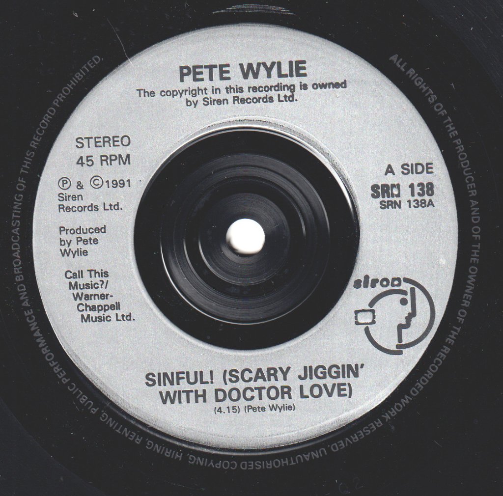 Pete Wylie And The Farm - Sinful - 7 Inch