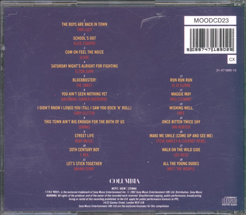 Various Artists - Boys Are Back In Town - Cd