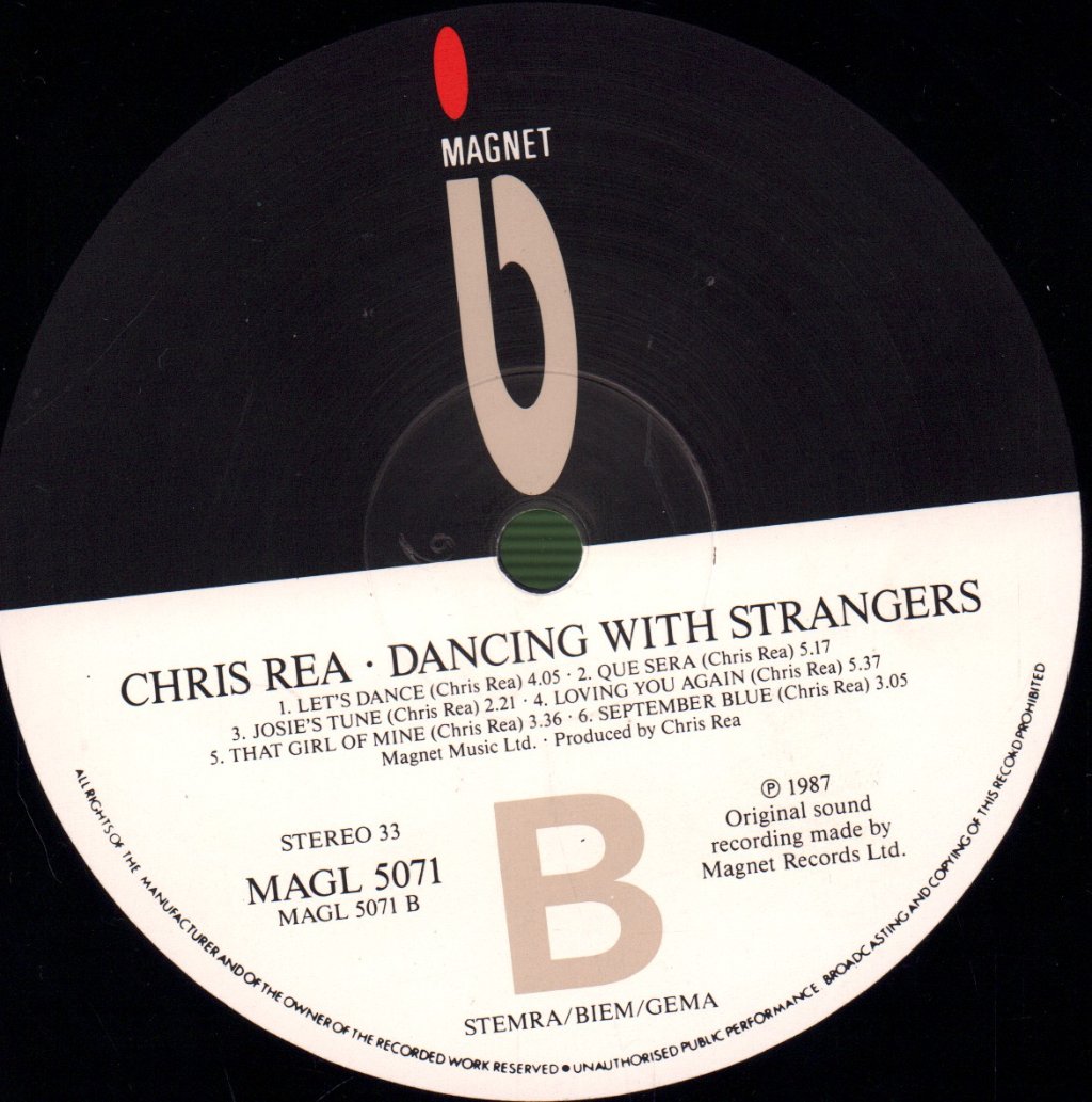 Chris Rea - Dancing With Strangers - Lp