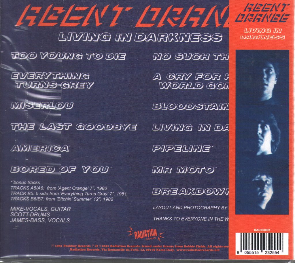 Agent Orange - Living In Darkness - Cd