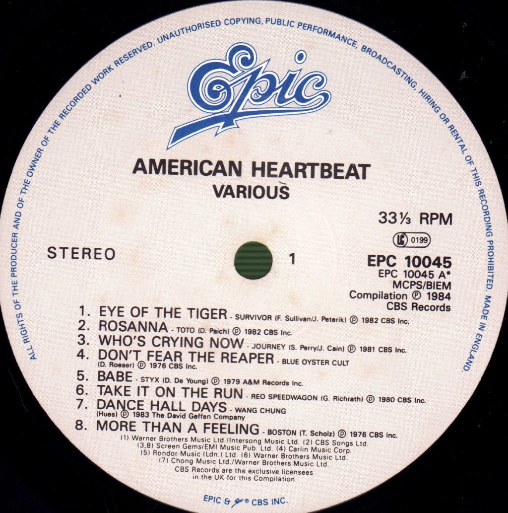 Various Artists - American Heartbeat - Lp