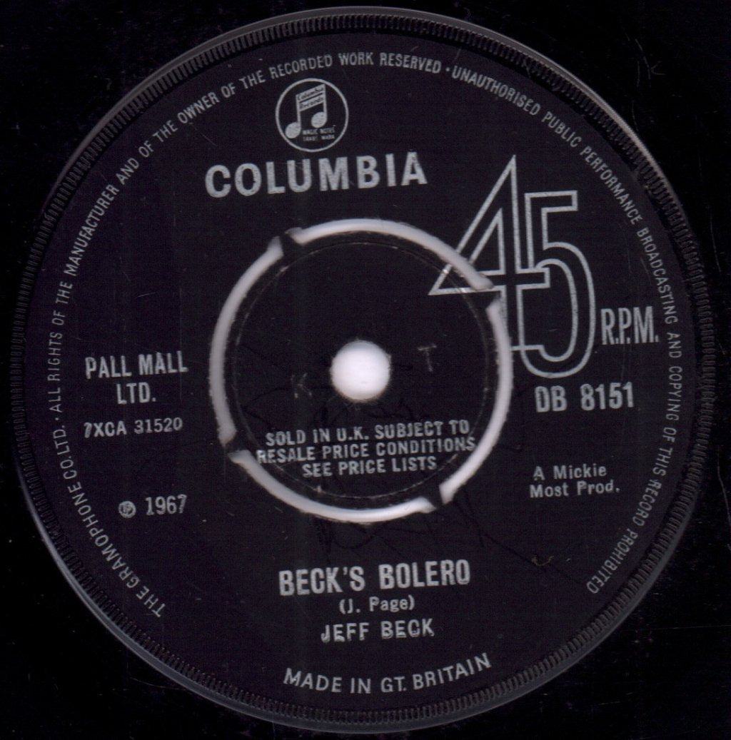 Jeff Beck - Hi Ho Silver Lining - 7 Inch