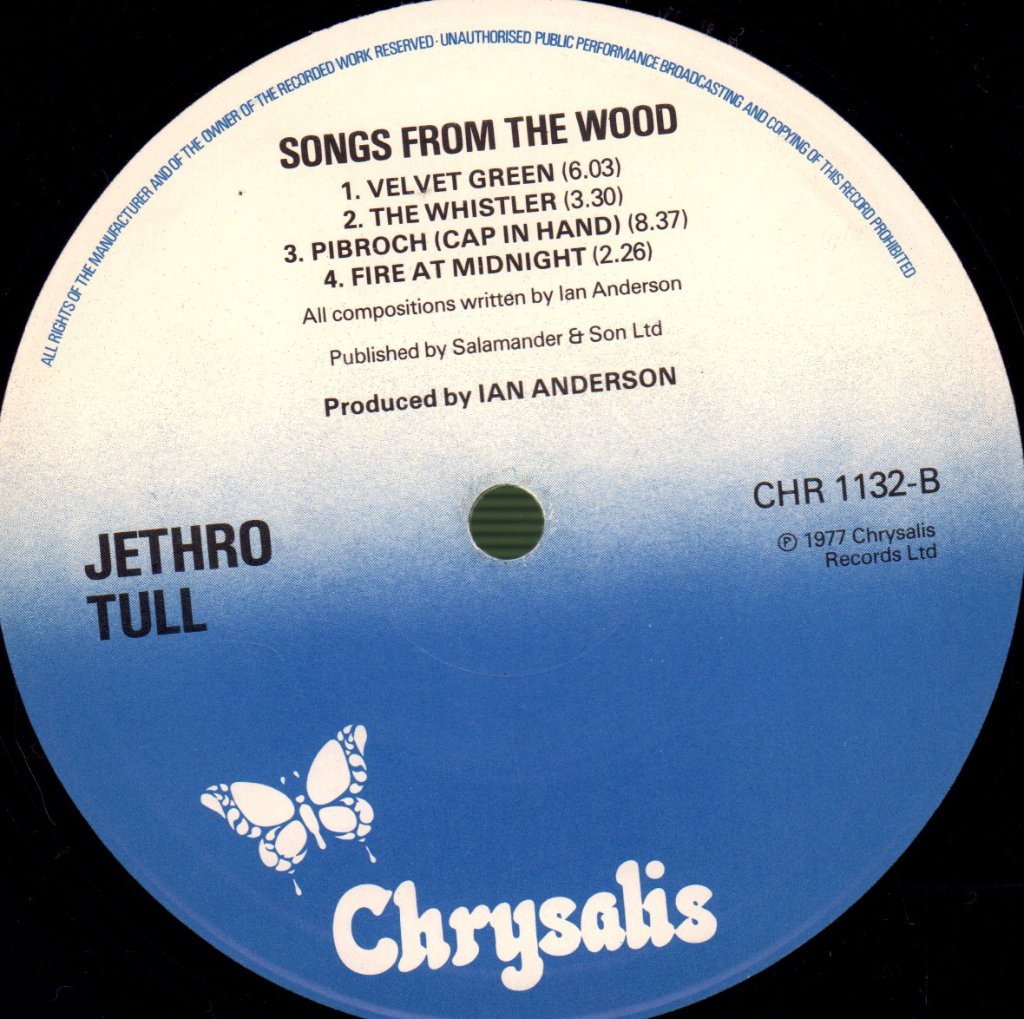 Jethro Tull - Songs From The Wood - Lp