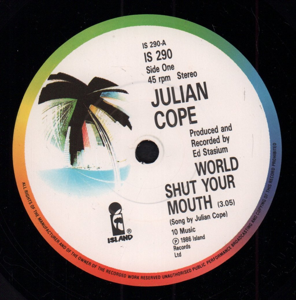 Julian Cope - World Shut Your Mouth - 7 Inch