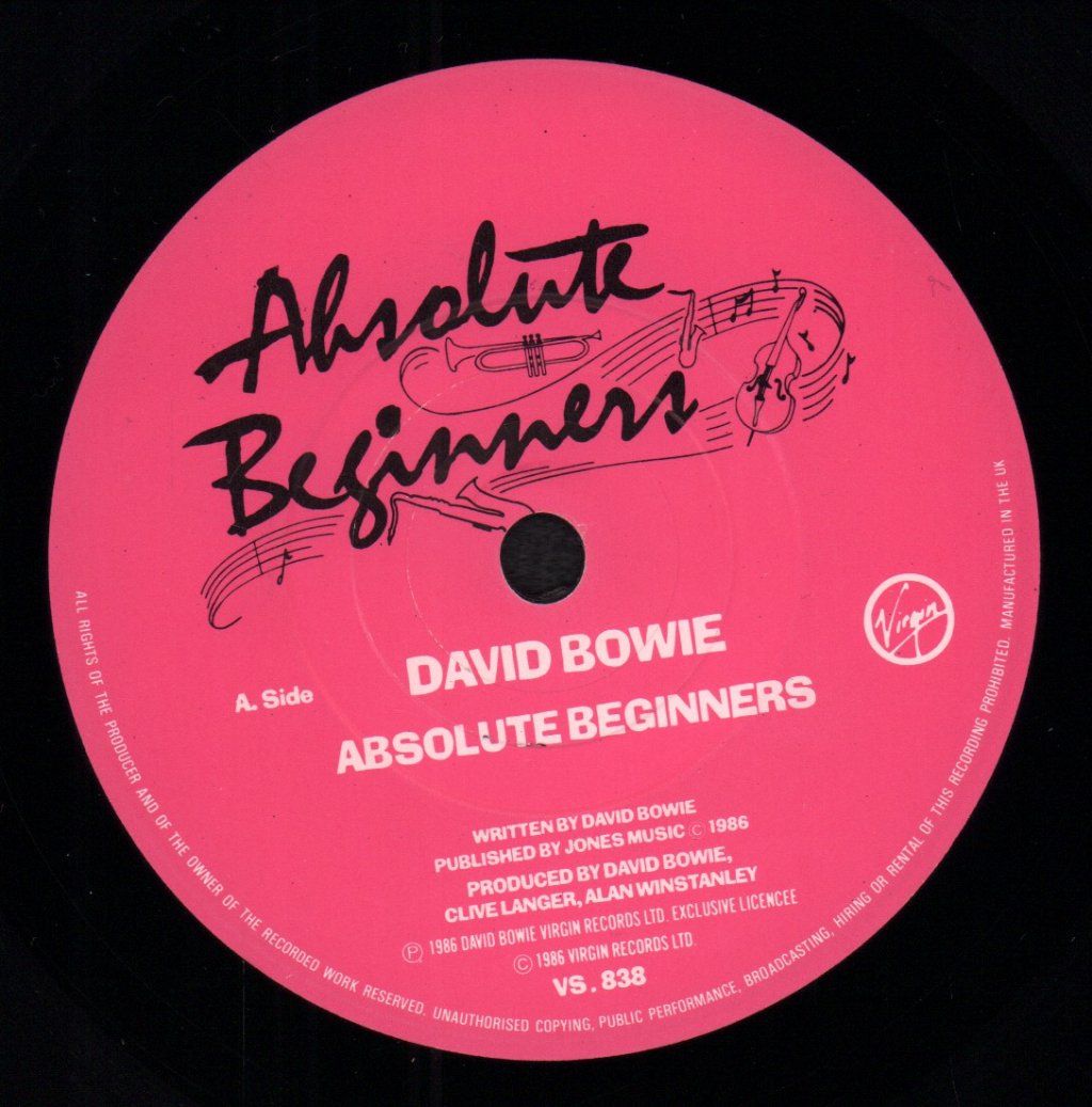 David Bowie - Absolute Beginners - 7 Inch