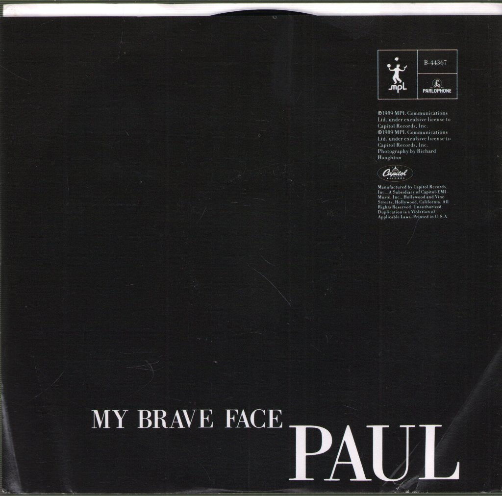 Paul McCartney - My Brave Face - 7 Inch