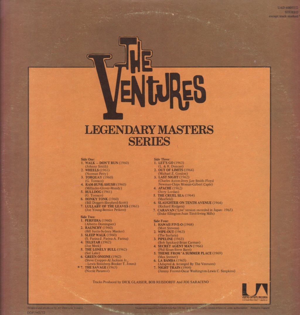Ventures - Legendary Masters Series - Double Lp