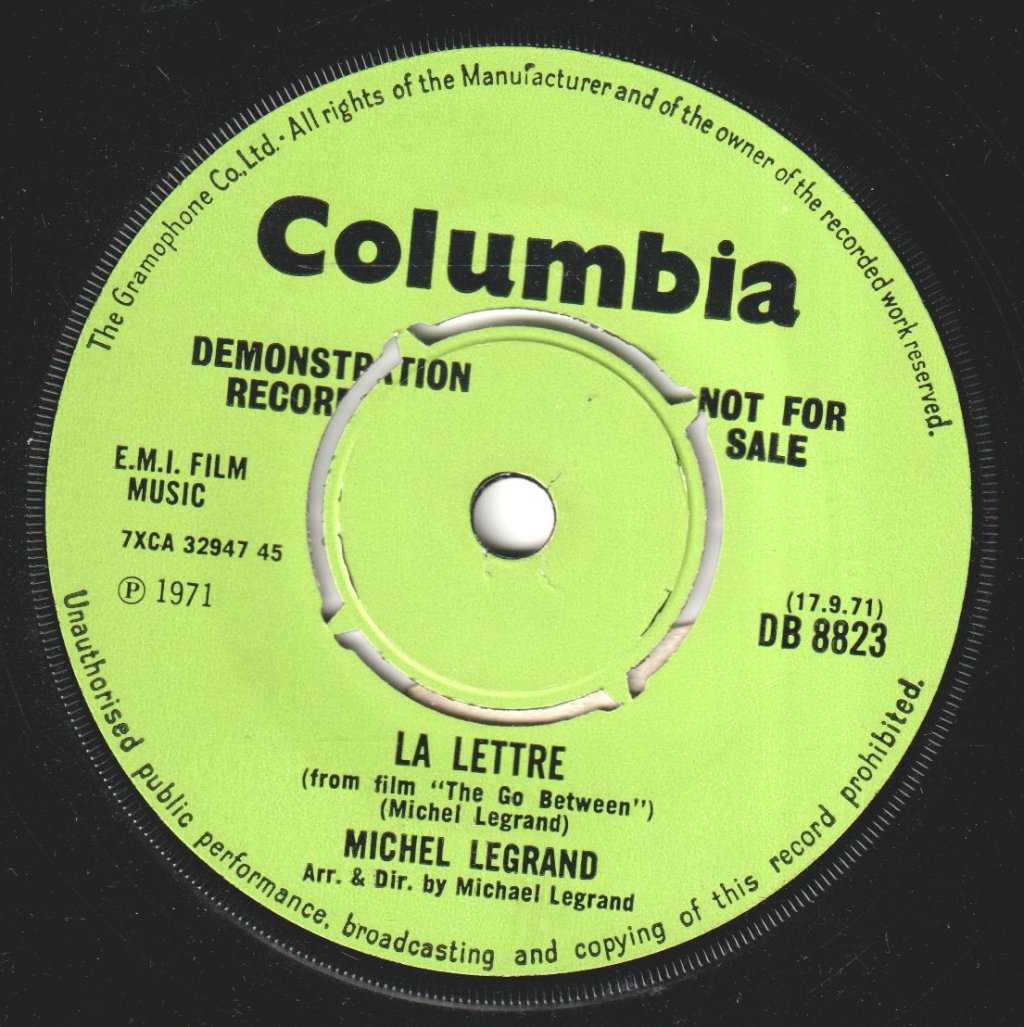 Michel Legrand - Go Between (Le Messager) - 7 Inch – Vinyl Tap