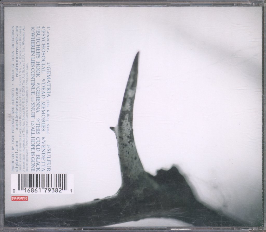 Slipknot - All Hope Is Gone - Cd