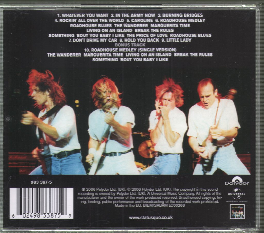Status Quo - Live Alive Quo - Cd