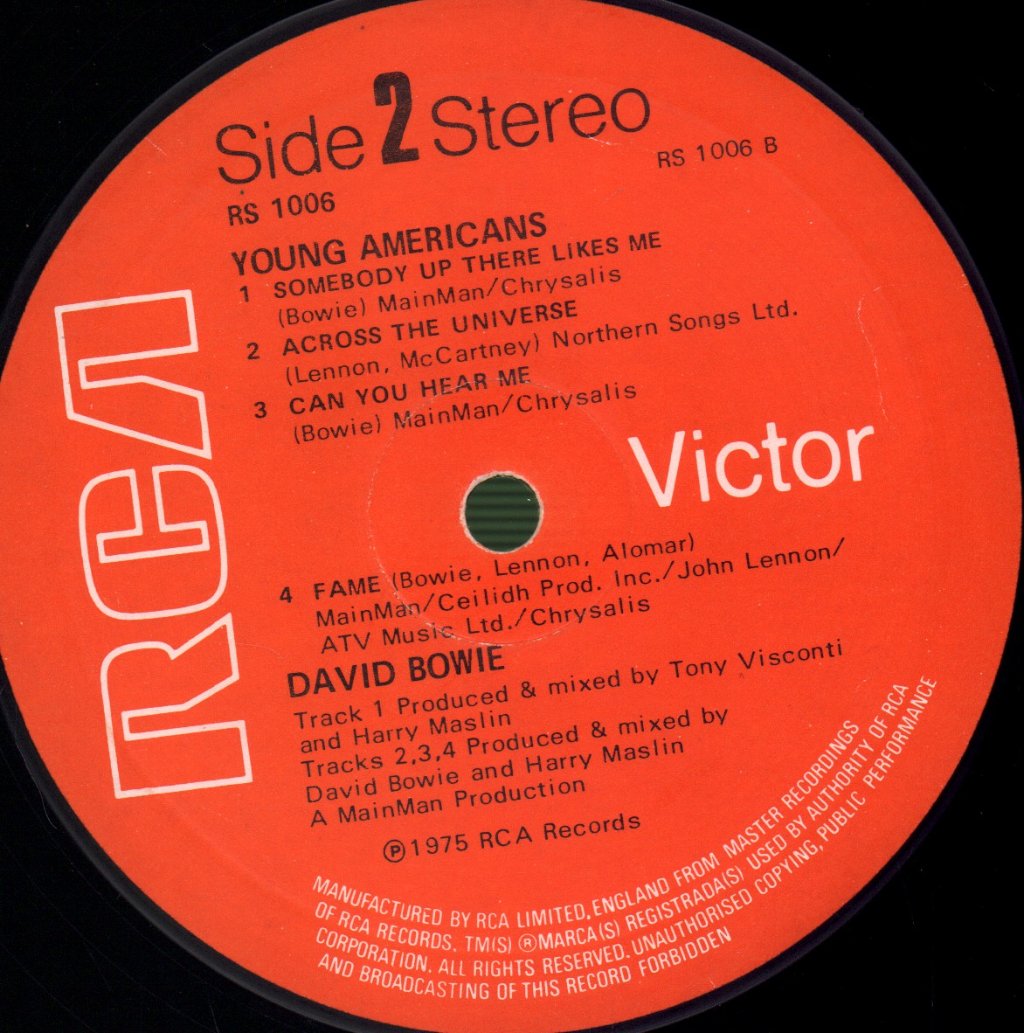 David Bowie - Young Americans - Lp