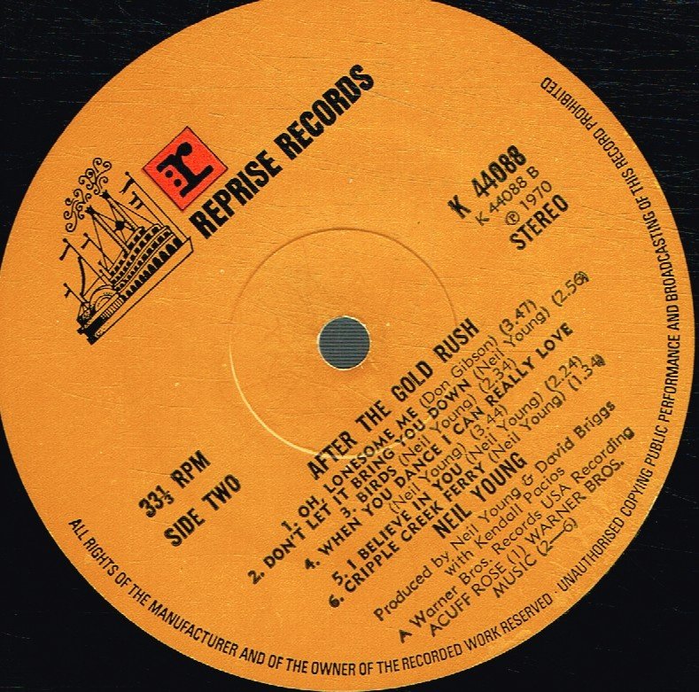 Neil Young - After The Gold Rush - Lp