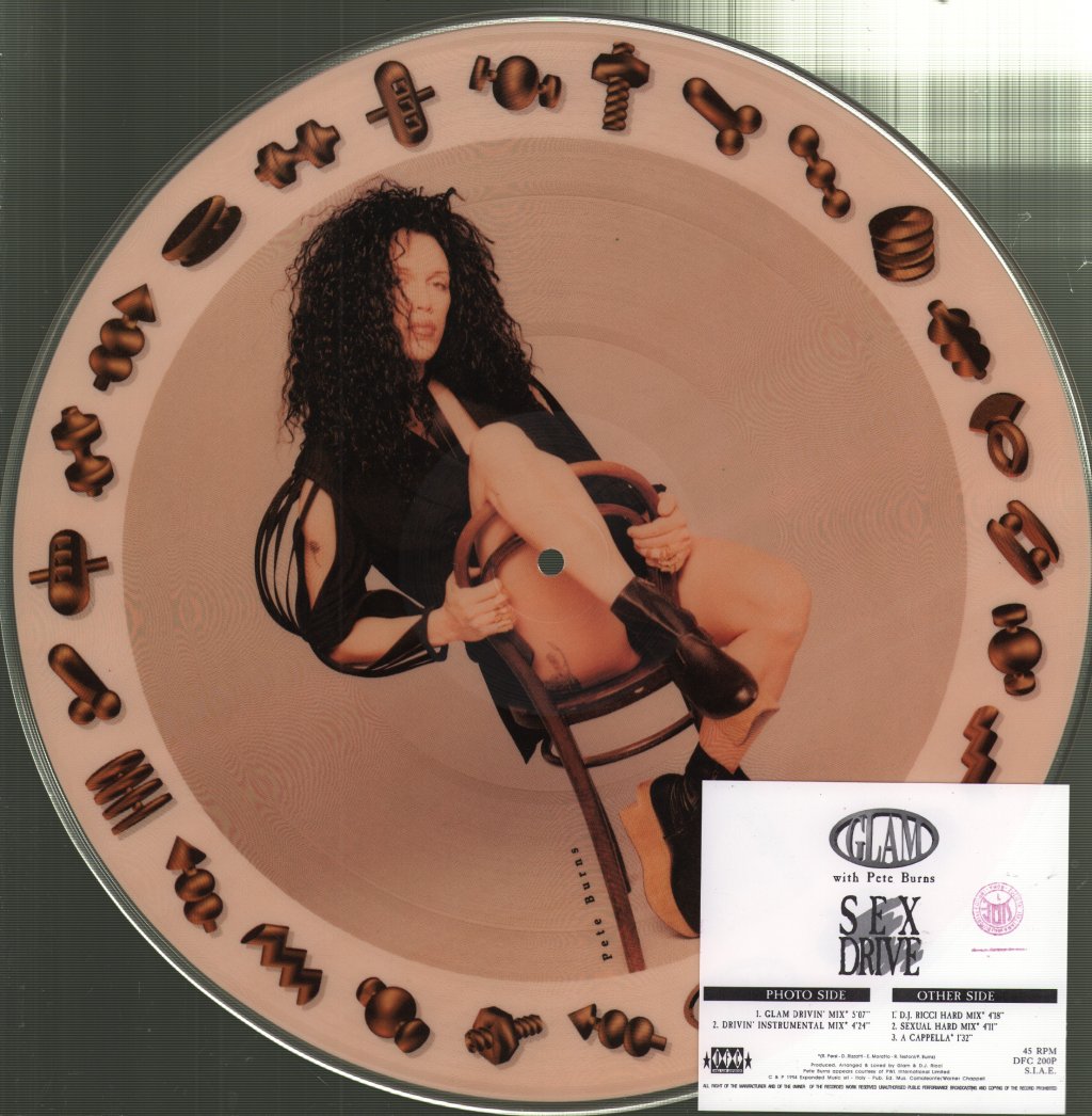 Glam With Pete Burns - Sex Drive - 12 Inch