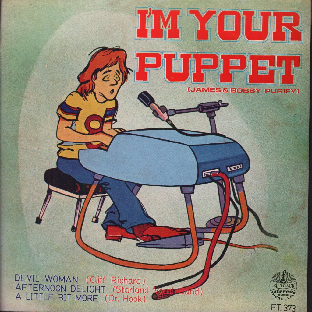 james and bobby purify / cliff richard / dr hook / john travolta - i'm your puppet - 7 Inch