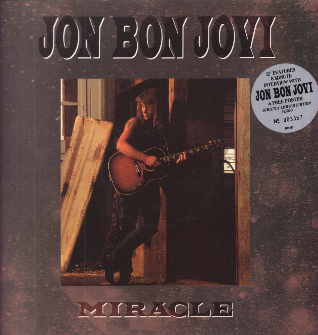 Jon Bon Jovi - Miracle - 12 Inch