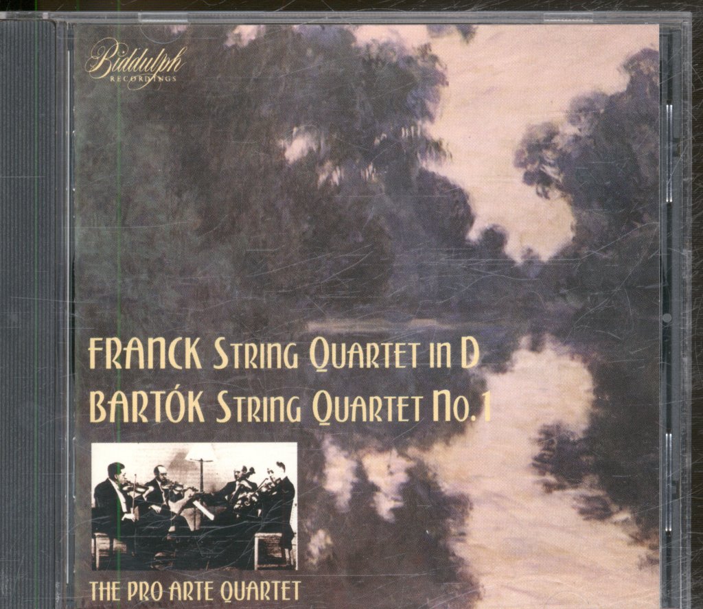 Pro Arte Quartet - Franck / Bartok - String Quartet In D/ String Quartet N°1 - Cd