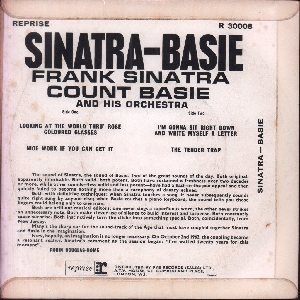 Frank Sinatra And Count Basie - Sinatra-Basie Vol.1 - 7 Inch