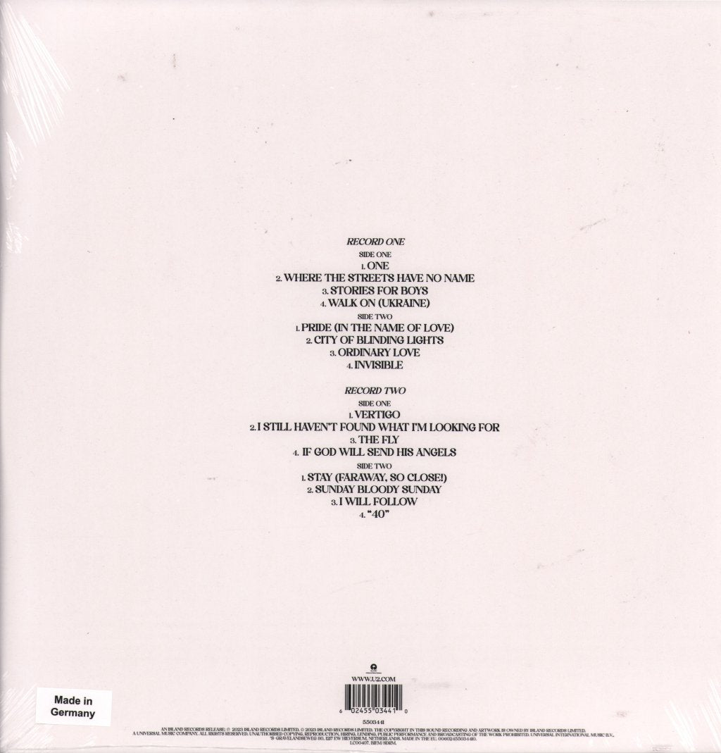 U2 - Songs Of Surrender - Double Lp