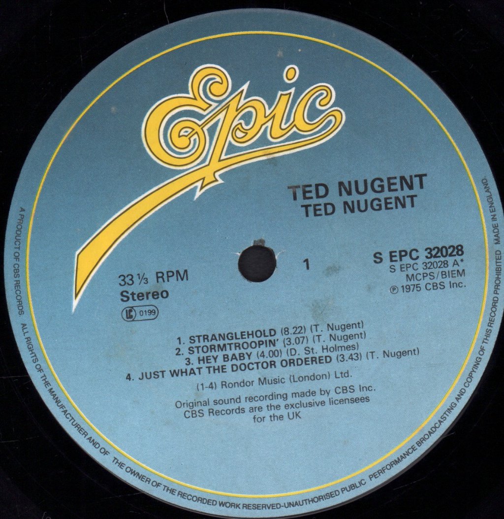 Ted Nugent - Ted Nugent - Lp