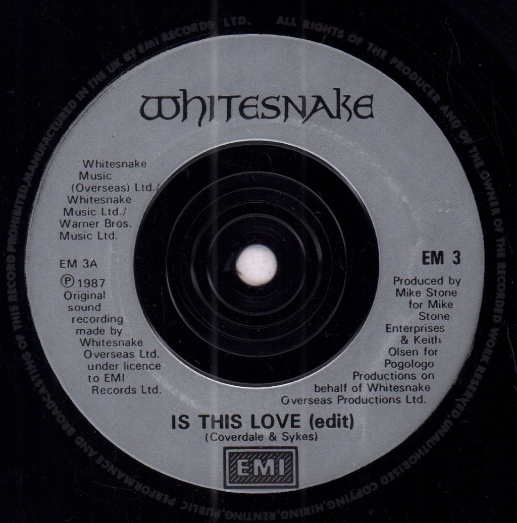 Whitesnake - Is This Love - 7 Inch