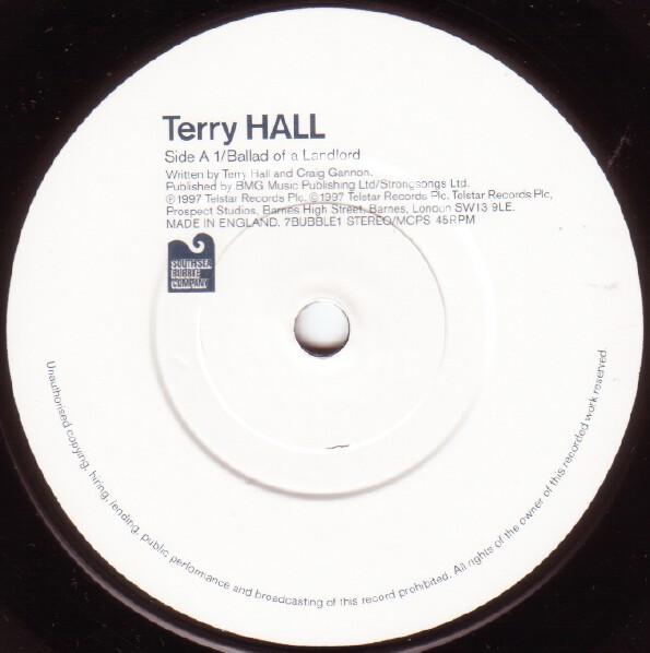 Terry Hall - Ballad Of A Landlord - 7 Inch