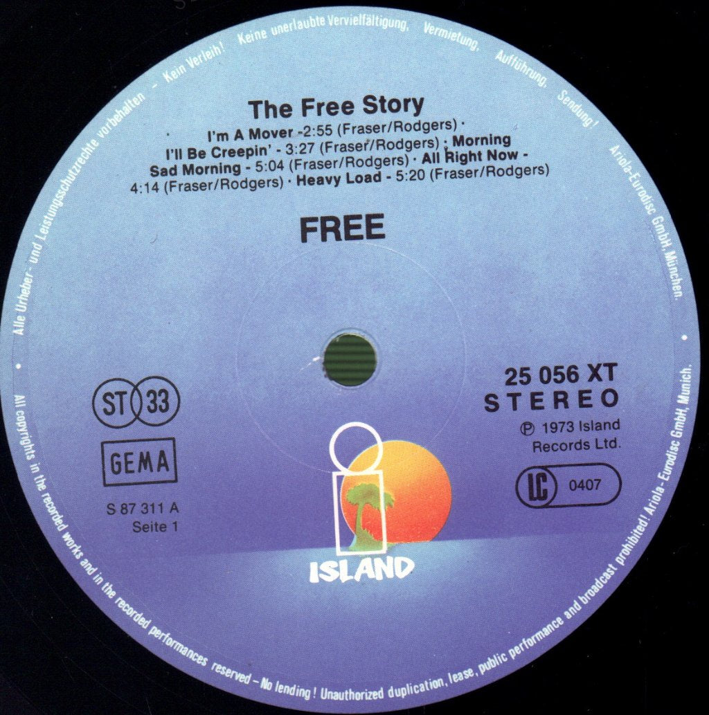 Free - Free Story - Double Lp