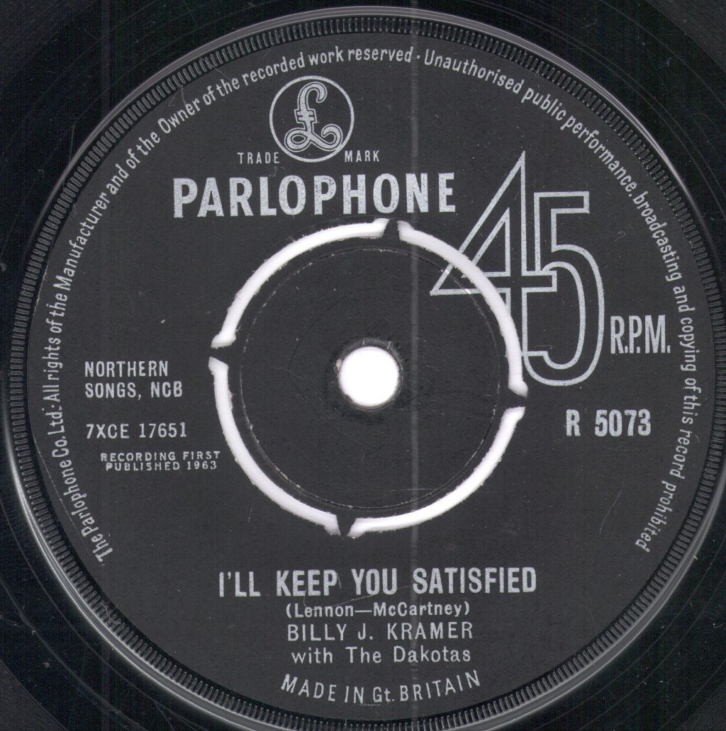 Billy J. Kramer & The Dakotas - I'll Keep You Satisfied - 7 Inch