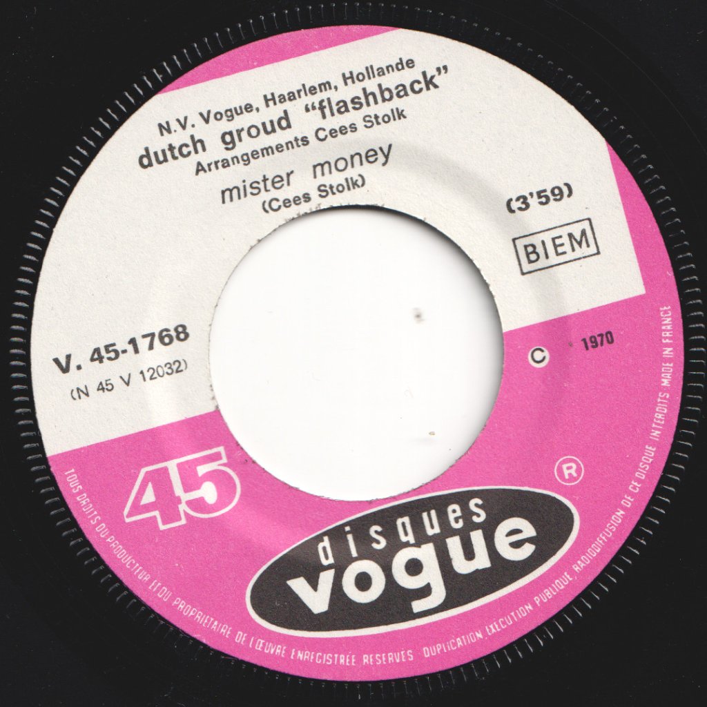 Flashback (Dutch Group) - Mister Money - 7 Inch