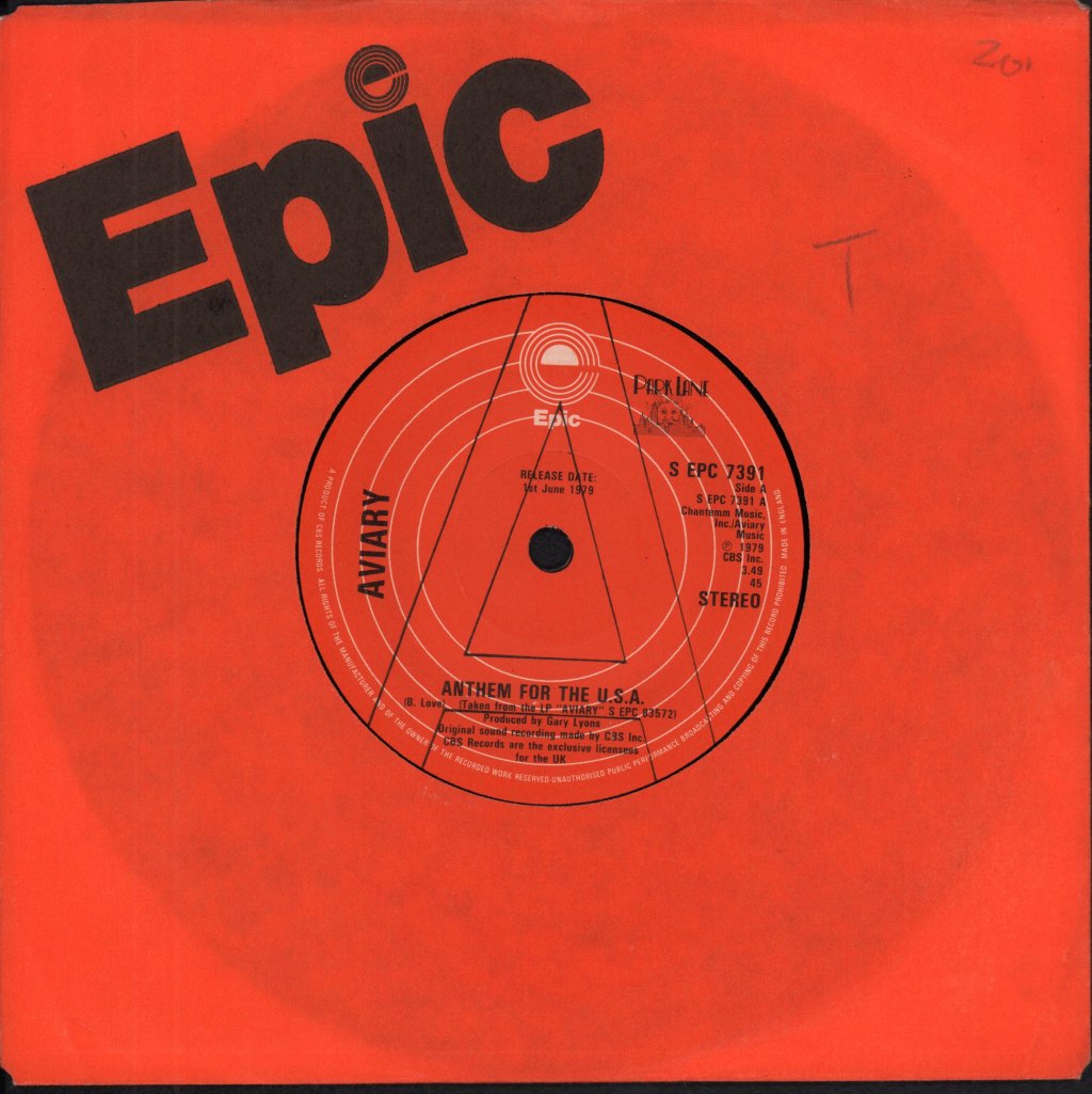 Aviary - Anthem For The Usa - 7 Inch