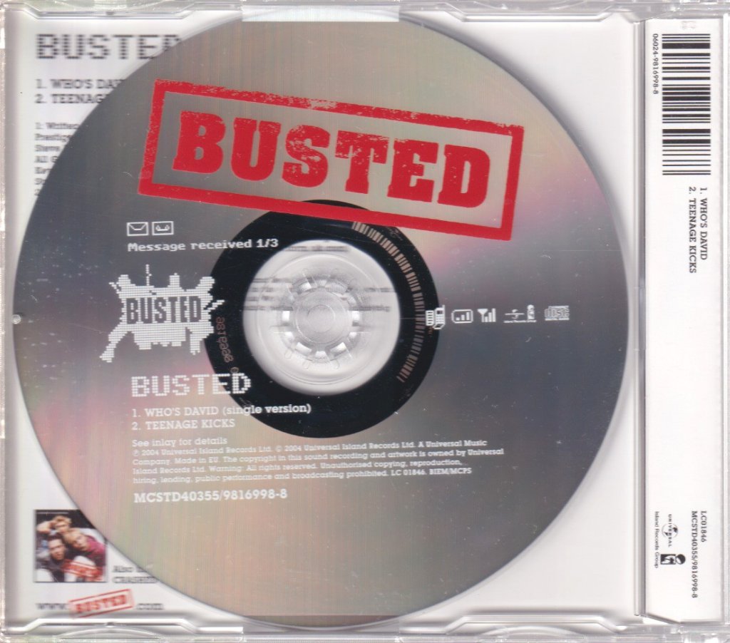 Busted - Who's David - Cd