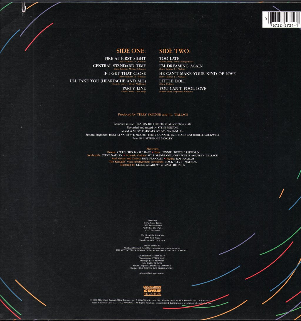 Kendalls - Fire At First Sight - Lp