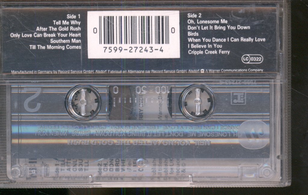 Neil Young - After The Gold Rush - Cassette