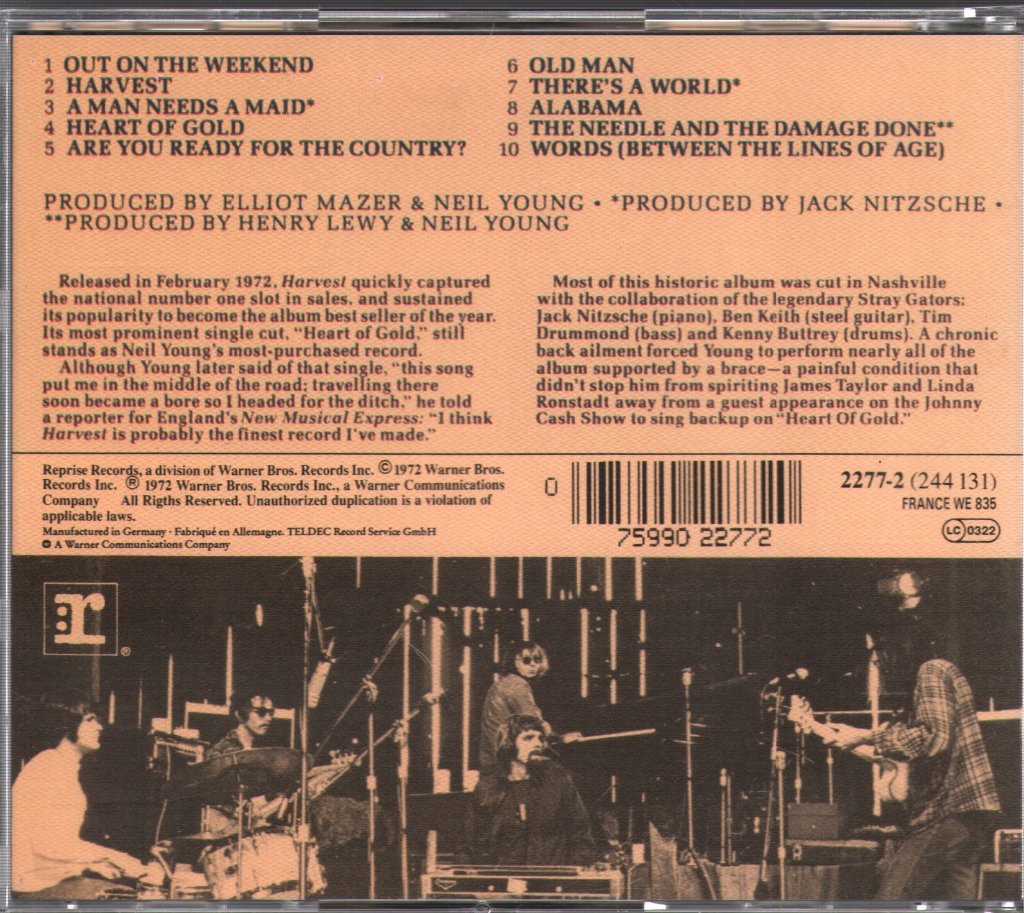 Neil Young - Harvest - Cd